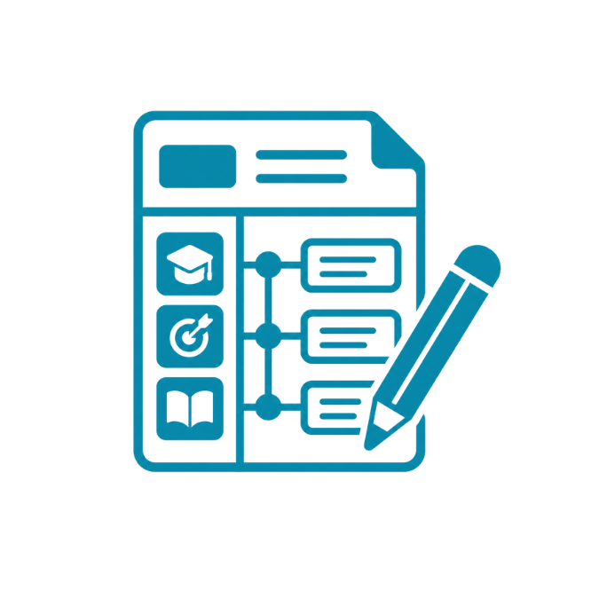 Curricular design icon